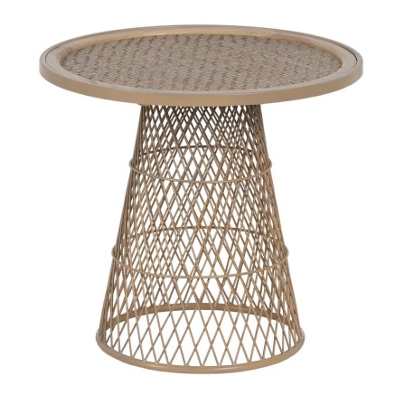 Bijzettafel Beige 55 x 55 x 50 cm