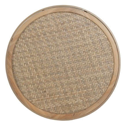 Hoofdtafel Beige Ijzer Rotan 70 x 70 x 39,5 cm 2