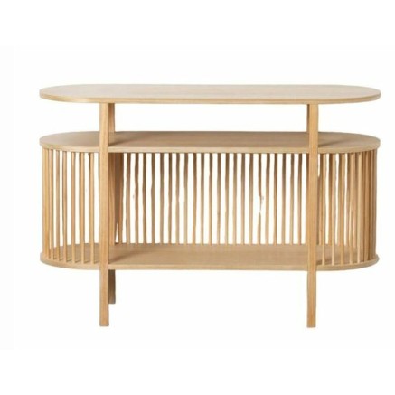 Anrichte STICK natürlich Kiefernholz Holz MDF 120 x 40 x 80 cm