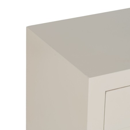 Mesita de Noche ORIENT Blanco Madera de abeto Madera MDF 45 x 30 x 66
