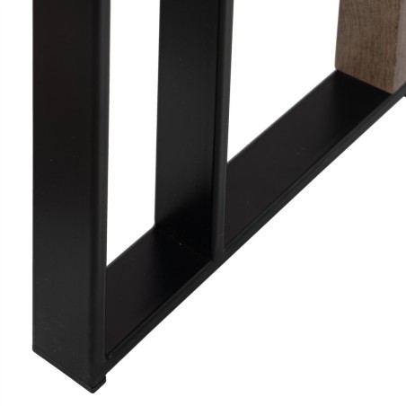 Recibidor NUDE Negro Natural 110 x 30 x 75 cm