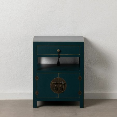 Nachtkastje ORIENTE Blauw Hout MDF 50 x 40 x 66 cm