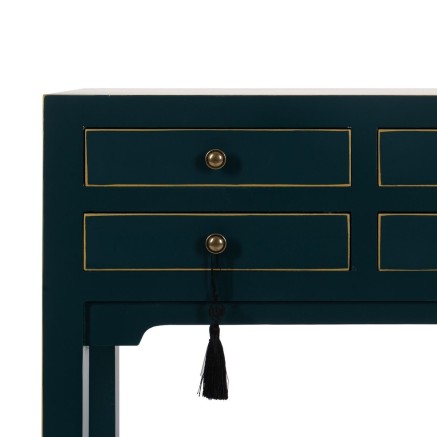 Meuble d'Entrée Bleu 85 x 26 x 85 cm 2