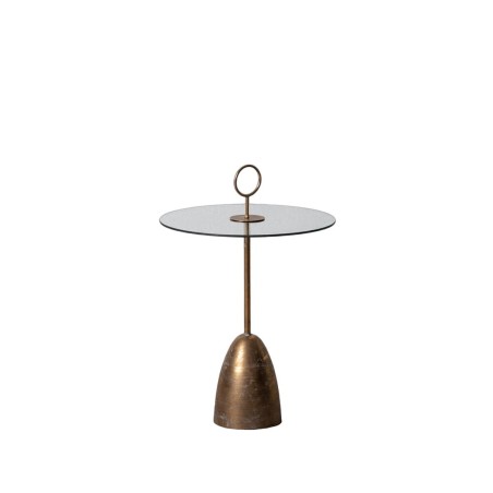 Bijzettafel Gouden Kristal Ijzer 50 x 50 x 75,5 cm