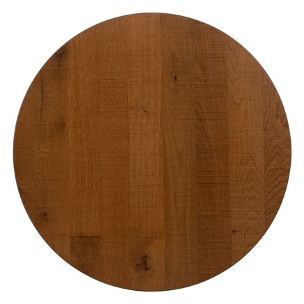 Table Noir Naturel Bois MDF 60 x 60 x 75 cm 2