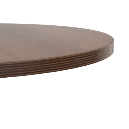 Tafel Zwart Natuurlijk Hout MDF 60 x 60 x 75 cm