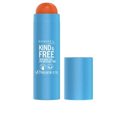 Colorete en Stick Rimmel London Kind & Free Nº 004 Tangerine dream 5