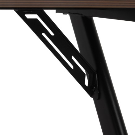 Escritorio Madera MDF Negro Natural 120 x 60 x 75 cm 2