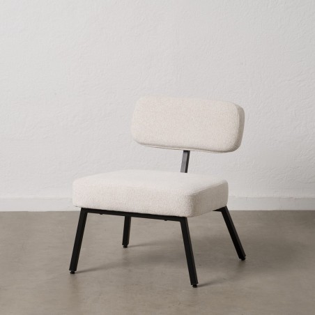 Stoel Wit Zwart 58 x 59 x 71 cm