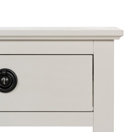 Table de Nuit Blanc 40 x 30 x 61 cm 2