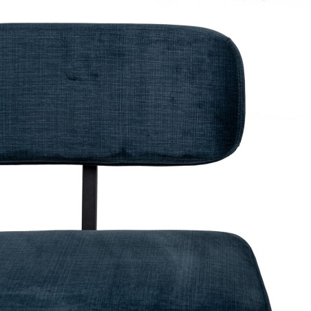 Stoel Blauw Zwart 58 x 59 x 71 cm