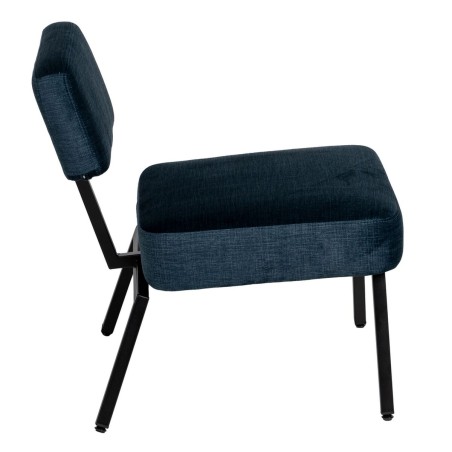 Stoel Blauw Zwart 58 x 59 x 71 cm