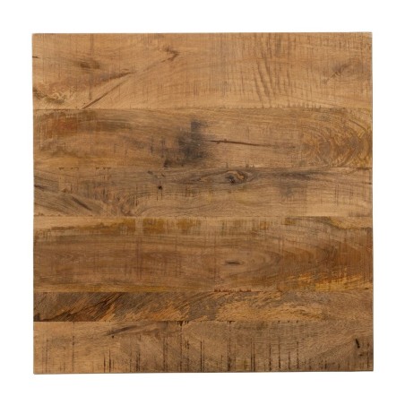 Table top Vierkant Beige Mangohout 60 x 60 x 3 cm