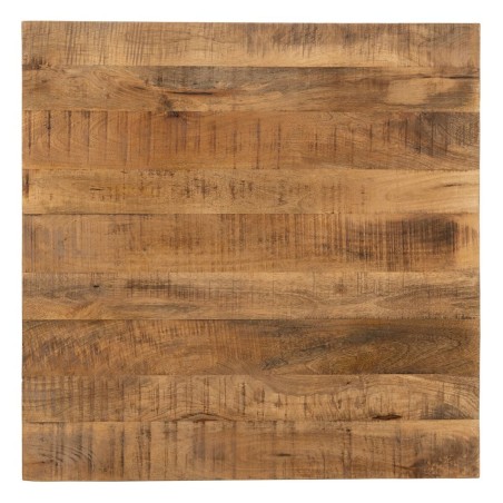 Table top Vierkant Beige Mangohout 80 x 80 x 3 cm