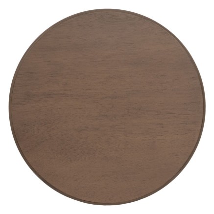 Small Side Table Brown Pine MDF Wood 40 x 40 x 66 cm 2