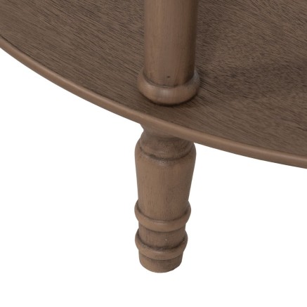Meuble d'Entrée Marron 71 x 30 x 71 cm 2