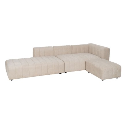 Sofa Beige Polyester Eisen 150 x 100 x 66 cm