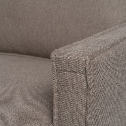 Sofá Chaise Longue Taupé 235 x 155 x 87 cm 2