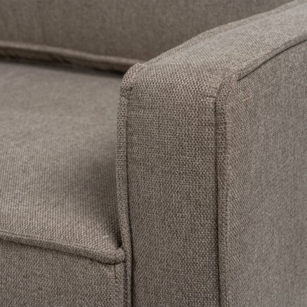 3-zitsbank Taupe 213 x 87 x 90 cm 2