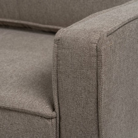 3-zitsbank Taupe 213 x 87 x 90 cm