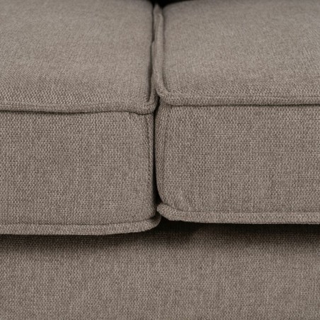 3-zitsbank Taupe 213 x 87 x 90 cm