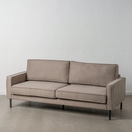 3-zitsbank Taupe 213 x 87 x 90 cm