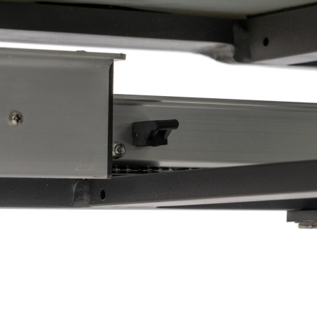 Esstisch Weiß Schwarz aus Keramik Aluminium Kristall 180 x 100 x 77 c