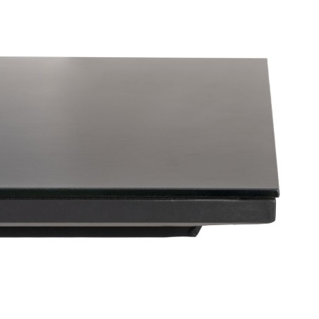 Table de Salle à Manger Anthracite Céramique Aluminium Verre 180 x 1