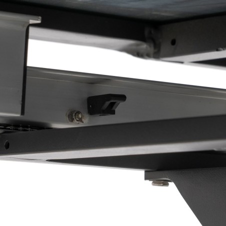 Table de Salle à Manger Anthracite Céramique Aluminium Verre 180 x 1