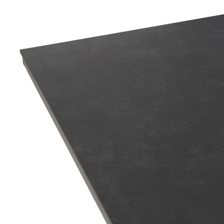 Table de Salle à Manger Anthracite Céramique Aluminium Verre 180 x 1