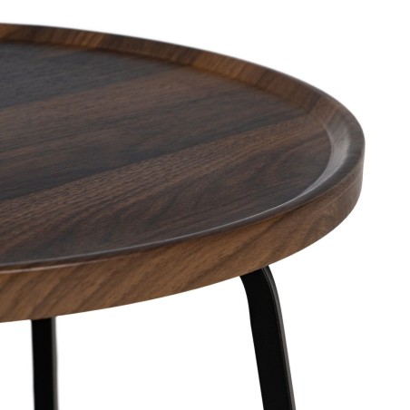 Hoofdtafel Bruin Zwart 50 x 50 x 38 cm