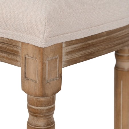 Sgabello Naturale Betulla Legno d'albero della gomma 45 x 55 x 116 cm