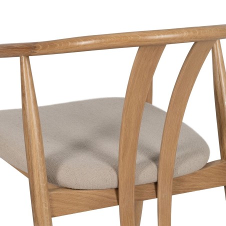 Keukenstoel Beige Natuurlijk 56,5 x 57 x 76,5 cm