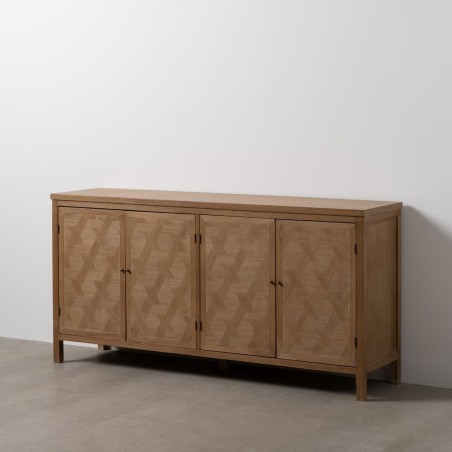 Dressoir BRAYAN Natuurlijk Hout MDF 160 x 40 x 80 cm
