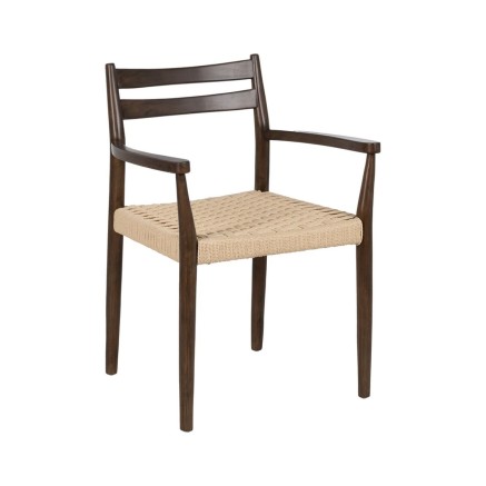 Keukenstoel Bruin Beige 58 x 49 x 78,5 cm