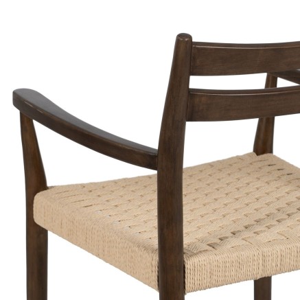 Keukenstoel Bruin Beige 58 x 49 x 78,5 cm 2
