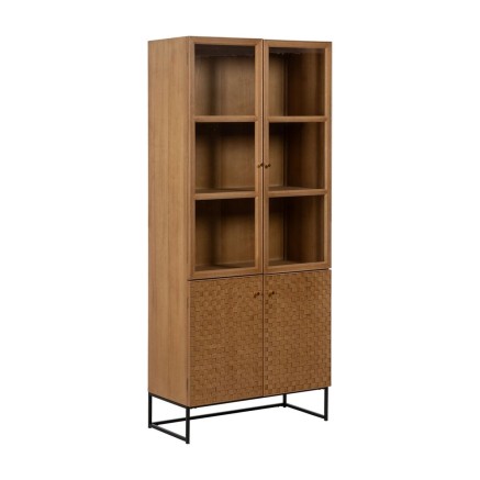Display Standaard MARIGNI Zwart Natuurlijk Kristal Ijzer Hout MDF 84,5