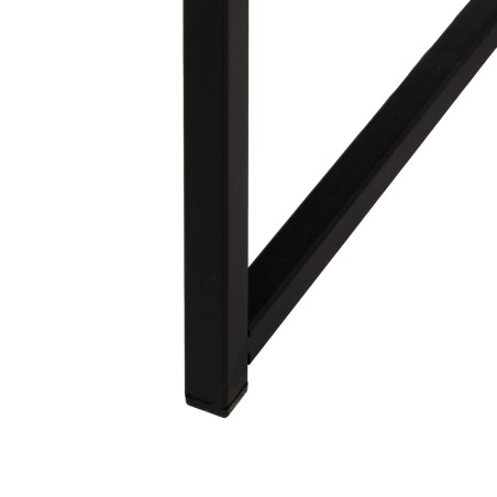 Nachttisch MARIGNI Schwarz natürlich Eisen Eschenholz Holz MDF 51,5 x