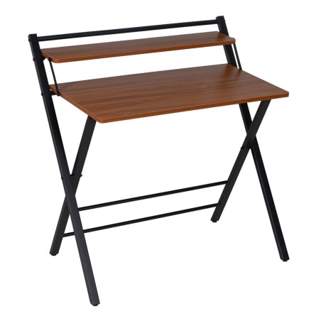 Scrivania Marrone Nero Ferro Legno MDF 87 x 56 x 87 cm