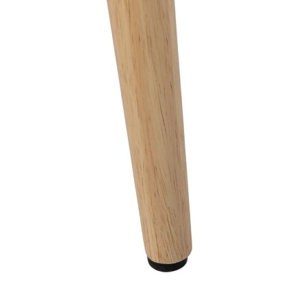 Banqueta Beige Natural Poliéster Madera de pino 53 x 38 x 41 cm 2
