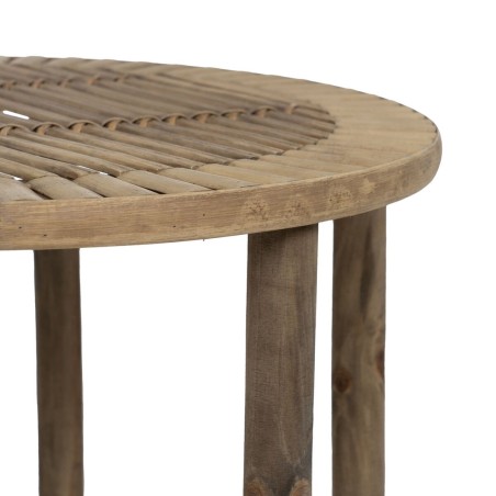 Tavolo aggiuntivo Naturale Bambù 50 x 50 x 48 cm 38,5 x 38,5 x 40 cm