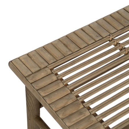 Beistelltisch natürlich Bambus 57 x 38 x 55 cm 45 x 32 x 47 cm 34 x 2