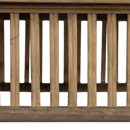 Beistelltisch natürlich Bambus 22,5 x 22,5 x 50 cm 32,5 x 32,5 x 70 c