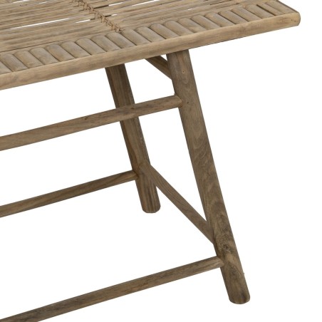 Side table Natural Bamboo 60 x 32 x 41 cm 42 x 21,5 x 32 cm 2 Pieces (