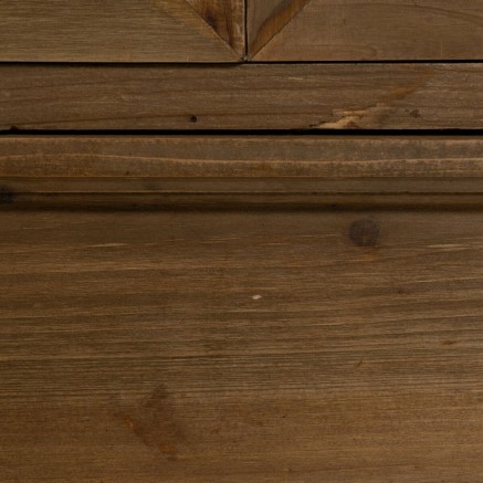 Présentoir Naturel Verre Bois d'épicéa 72 x 39 x 116 cm 2