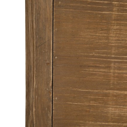 Pronkkast met dubbele glazen deuren Natuurlijk Kristal Sparrenhout 64 2