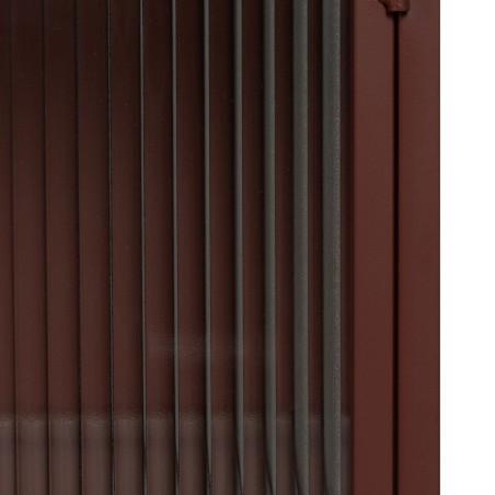 Anrichte Ziegel Kristall Eisen 120 x 35 x 85 cm