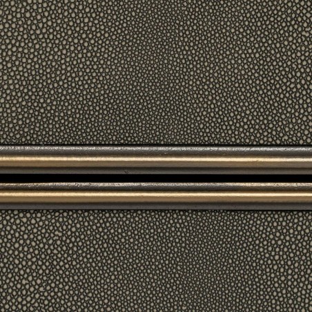 Mesita de Noche CHLOE Dorado Espejo Cristal Madera MDF 51 x 41 x 51 cm