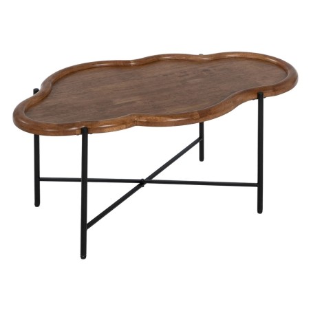 Centre Table Black Natural Crystal Iron Rubber wood 89 x 50 x 40 cm (2
