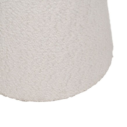 Pouffe White MDF Wood 35 x 35 x 42 cm 2